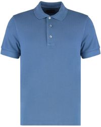 Tom Ford - Polo in piquet di misto cotone - Lyst