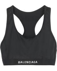 Balenciaga - Crop top con logo - Lyst