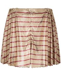Rabanne - Short Skirt - Lyst