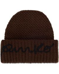 Pinko - Beanie With Embroidered Logo - Lyst