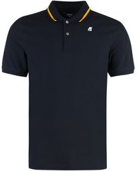 K-Way - Cotton-Pique Polo Shirt - Lyst