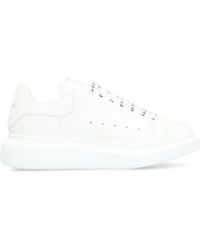 McQueen - Leather Chunky Sneakers - Lyst