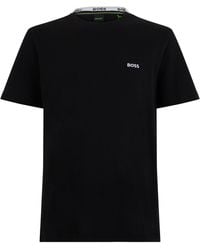 BOSS - Cotton T-Shirt - Lyst