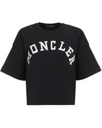 Moncler - Cotton Crew-Neck T-Shirt - Lyst