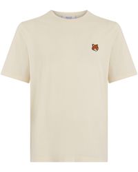 Maison Kitsuné - Cotton T-Shirt T-Shirts - Lyst