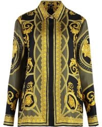 Versace - Camicia In Seta 'La Coupe Des Dieux' - Lyst