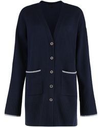 Pinko - Cardigan Tasmania Wool-Cashmere Cardigans - Lyst
