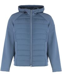 Paul & Shark - Technical Fabric Jacket With Zip And Hood - Lyst