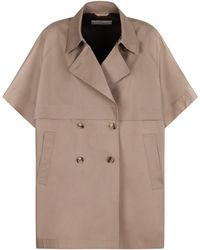 Herno - Short Trench Coat - Lyst