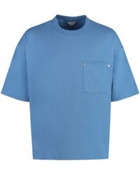 Bottega Veneta - T-shirt girocollo in cotone - Lyst