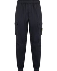 Stone Island - Cargo Trousers Cotton - Lyst