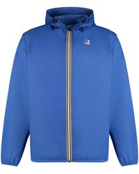 K-Way - Claude Hooded Nylon Jacket - Lyst