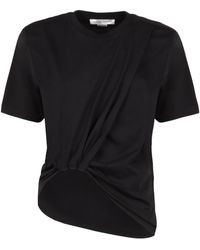 Victoria Beckham - T-shirt girocollo in cotone - Lyst
