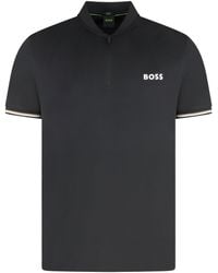 BOSS - Technical Fabric Polo Shirt - Lyst
