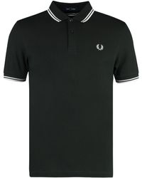 Comme des Garçons - X Fred Perry - Polo in piquet di cotone - Lyst