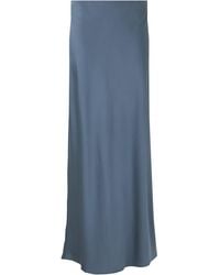 Vince - Maxi Satin Skirt - Lyst
