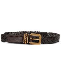 Etro - Braided Leather Belt - Lyst