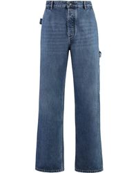 Bottega Veneta - Pantaloni cargo in denim Vintage Indigo - Lyst