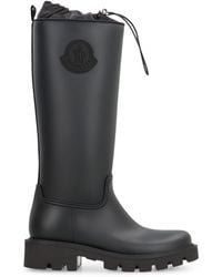 Moncler - Kickstream High Rubber Rain Boots - Lyst