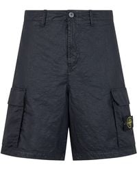 Stone Island - Technical Cargo Shorts - Lyst
