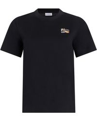 Burberry - T-Shirt With Tartan Detail, Cotton T-Shirts & Jerseys - Lyst