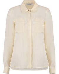 Max Mara - Vongola Silk Shirt - Lyst