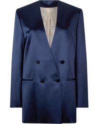 Alberta Ferretti - Double Breasted Jacket - Lyst