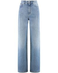 Dolce & Gabbana - Wide-Leg Jeans With 5 Pockets - Lyst