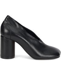 MM6 by Maison Margiela - Anatomic Court Nappa Leather High-Heel Shoes - Lyst