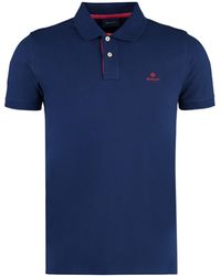 GANT - Cotton Piqué Polo Shirt - Lyst
