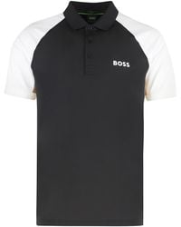 BOSS - Technical Fabric Polo Shirt - Lyst