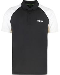BOSS - Polo in tessuto tecnico - Lyst