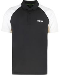 BOSS - Technical Fabric Polo Shirt - Lyst