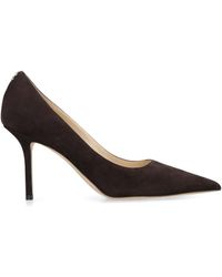 Jimmy Choo - Love 85 Suede Pointy-toe Pumps - Lyst