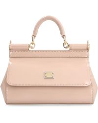 Dolce & Gabbana - Small Sicily Bag In Dauphine Leather - Lyst