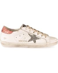 Golden Goose - Sneakers low-top Super-Star in pelle - Lyst