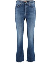 Mother Cropped jeans The Tripper Ankle Fray - Blu