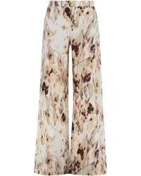 120% Lino - Linen Trousers - Lyst