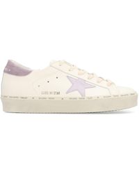 Golden Goose - Hi Star Leather Platform Sneakers - Lyst