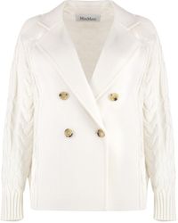 Max Mara - Micio Double-Breasted Wool Jacket - Lyst