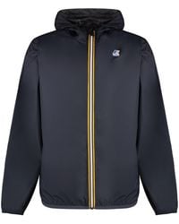 K-Way - Claude Hooded Nylon Jacket - Lyst