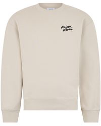 Maison Kitsuné - Cotton Sweatshirt With Long Sleeves - Lyst