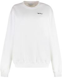 Off-White c/o Virgil Abloh - Cotton Crew-Neck Sweatshirt - Lyst