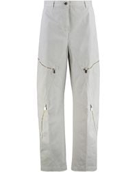 Pinko - Sere Nere Cotton Trousers - Lyst