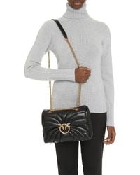 Pinko - Borsa a tracolla Classic Love Bag Puff in pelle - Lyst