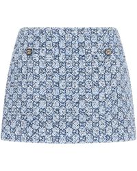 Gucci - Mini Dress With Decorative Buttons - Lyst