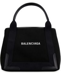 Balenciaga - Navy Cabas Xs Tote bag - Lyst