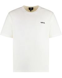 A.P.C. - T-shirt girocollo Boxy Petit VPC in cotone - Lyst