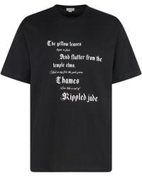 McQueen - T-shirt girocollo in cotone - Lyst