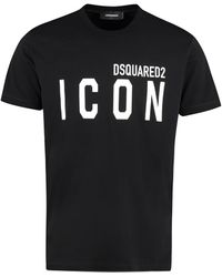 DSquared² - T Shirt Stampa Icon - Lyst
